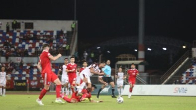 Dok. Laga Sabah vs PSM Makassar. (Official PSM)