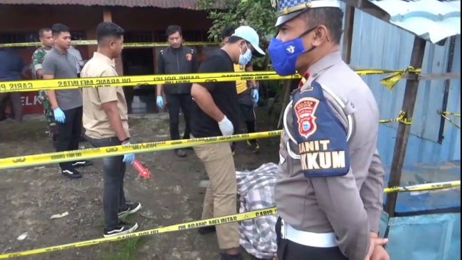 Polisi amankan lokasi temuan mayat tanpa identitas di gowa