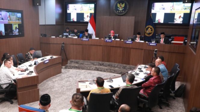 Sidang DKKP Ketua dan Anggota Bawaslu Morowali Utara