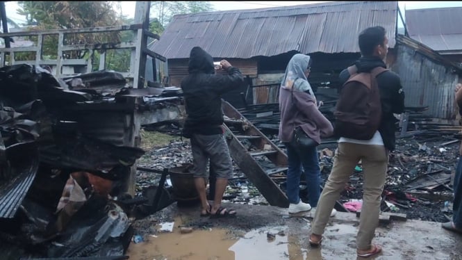 Tiga rumah habis terbakar di Bulukumba