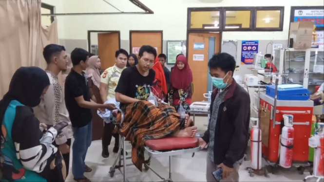 Kondisi Harianto (35) Saat Berada di RSUD Syekh Yusuf Gowa