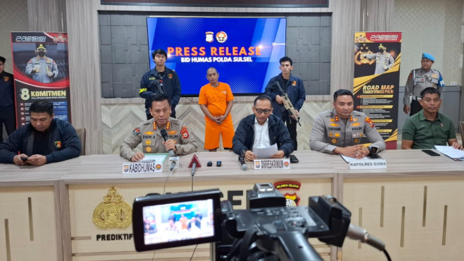 Polisi rilis kasus penembakan ipar Gowa
