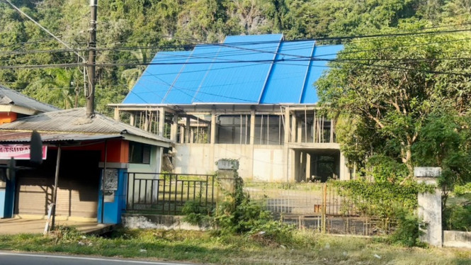 Bangunan Gedung Kesenian Pangkep masih mangkrak