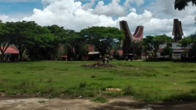 Tanah adat diubah menjadi lapangan di Kecamatan Sa'dan, Toraja Utara
