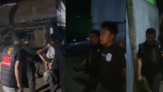 Tangkapan Layar Video Detik-detik UPRC Resmob Polres Bantaeng Tangkap Pelaku Curanmor