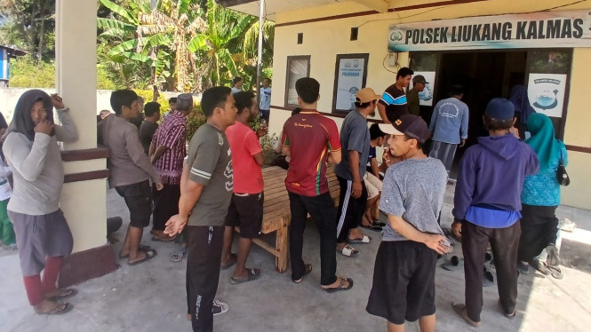 Warga pulau Liukang Kalmas Kab.Pangkep protes polisi tak becus tangani kasus narkoba