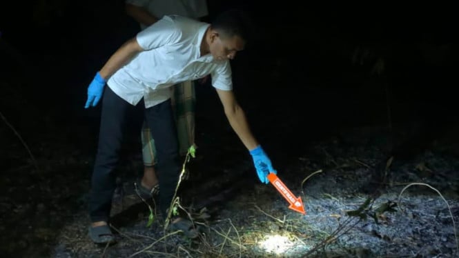 Polisi identifikasi kakek tewas terpanggang api kebakaran lahan