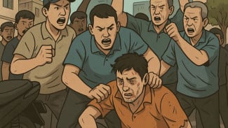 Pelaku Curanmor Bersenpi Diamuk Massa di Kelapa Dua, Tangerang: Aksi Nekat Saat Siang Bolong