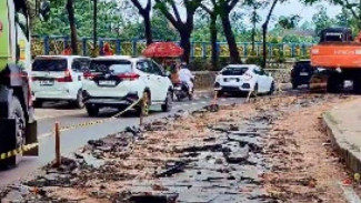 15 Ruas Jalan di Kota Tangerang Diperbaiki, Pengendara Diimbau Waspadai Kemacetan