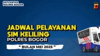 Simak, Lokasi SIM Keliling Kabupaten Bogor Hari Ini