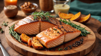Resep Favorit Putri Diana: Salmon Panggang Kacang Makadamia ala Koki Kerajaan