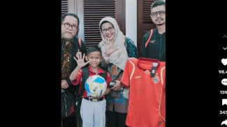 Hafithar Siswa SD Klender Bertemu Wagub DKI dan Legenda Persija Bambang Pamungkas