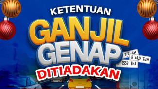 Ganjil Genap Ditiadakan Jelang Libur Natal dan Tahun Baru di Jakarta