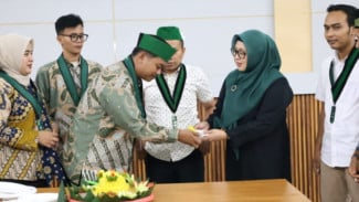 Wabup Intan Hadiri Penutupan Training Raya HMI Cabang Kabupaten Tangerang