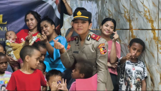 Siswa Polwan SIP 56 Resimen Parakrama Pradhana 2026 Berbagi Kebahagiaan dengan Anak Panti Asuhan di Kota Tangerang