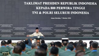 Jelang 2 Tahun Pemerintahan, 800 Petinggi TNI-Polri Dipanggil ke Istana