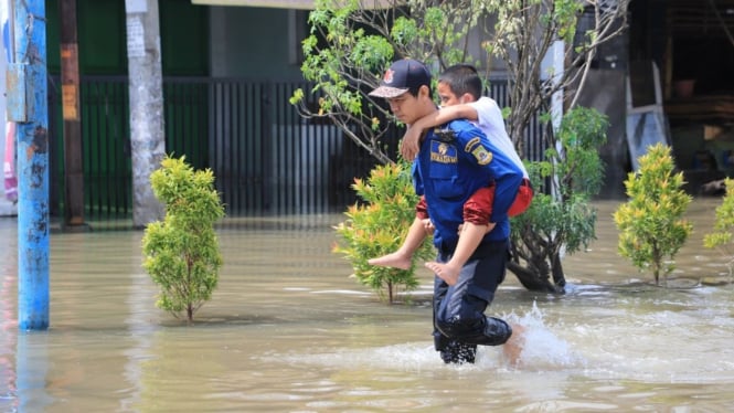 BPBD Kota Tangerang Berikan Tips Menghadapi Banjir Saat Musim Hujan