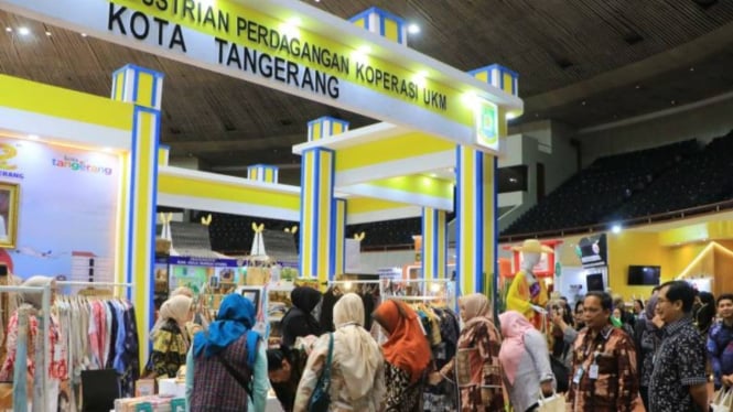 UMKM Kota Tangerang Meriahkan Pameran INACRAFT 2025 di Jakarta.