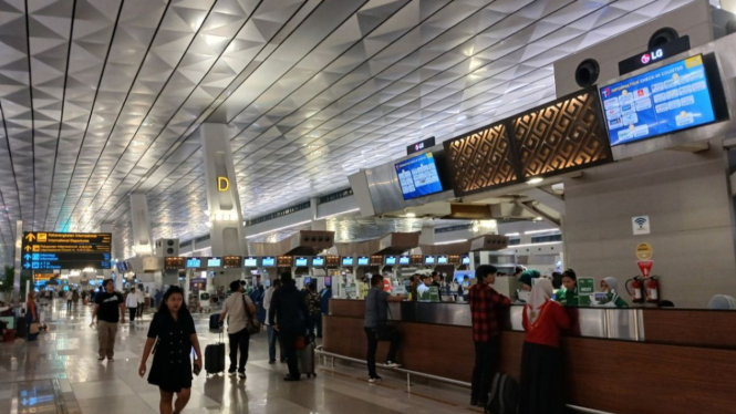 Bandara Soekarno Hatta Tangerang.