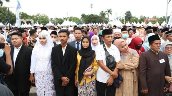 Ilustrasi Nikah Masal di Kota Tangerang.