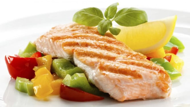 Ilustrasi Salmon.