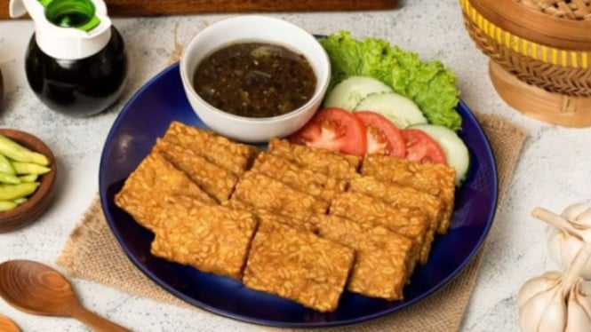 Ilustrasi Tempe Goreng.