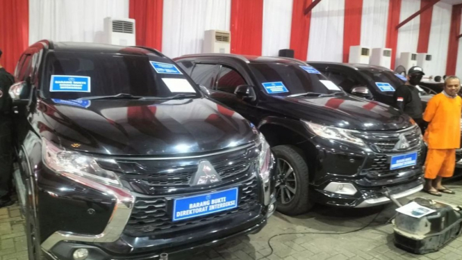 Tangki Pajero Sport yang dipakai untuk menyimpan sabu.