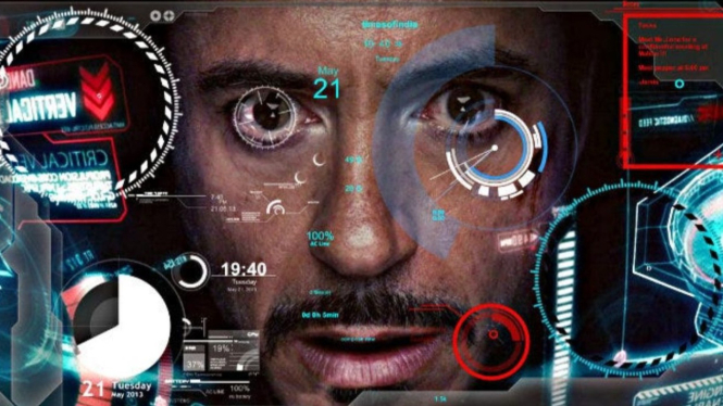 Ilustrasi film Iron Man
