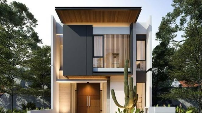 Inspirasi Desain Rumah Minimalis 5x7 Meter 2 Lantai