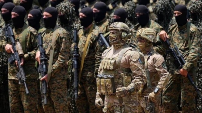 Pasukan khusus milisi Hizbullah Lebanon