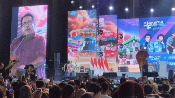 Rano Karno dalam penutupan Jakarta Fair 2025 (ANTARA)