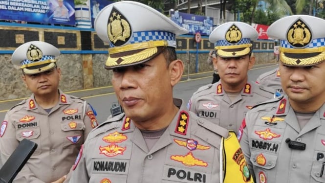 Direktur Lalu Lintas Polda Metro Jaya, Kombes Pol Komarudin (ANTARA)
