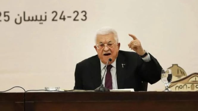 Presiden Palestina Mahmoud Abbas (ANTARA)