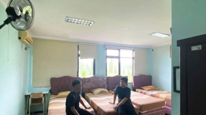 Kamar siswa di SRMA 10 Margaguna, Jakarta Selatan. (ANTARA)