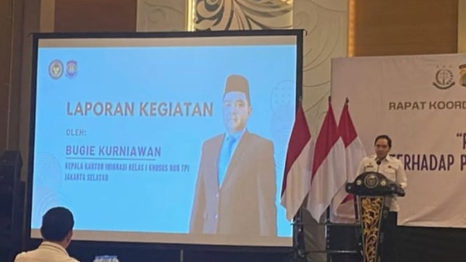 Kepala Kantor Imigrasi Jakarta Selatan Bugie Kurniawan (ANTARA)