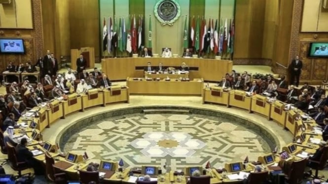 Sidang Liga Arab membahas kondisi di Palestina. (ANTARA)