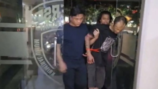 Tersangka pembunuhan di Tangsel (ANTARA)