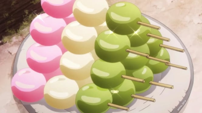Ilustrasi dango (instagram.com/anime_2814)