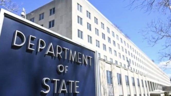 Gedung Departemen Luar Negeri Amerika Serikat. (ANTARA)
