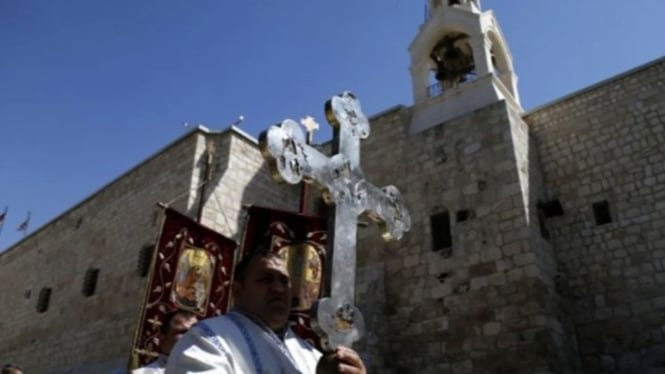 Gereja di Palestina. ANTARA