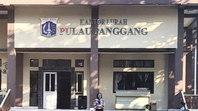 Kantor Lurah Pulau Panggang, Kepulauan Seribu (ANTARA)