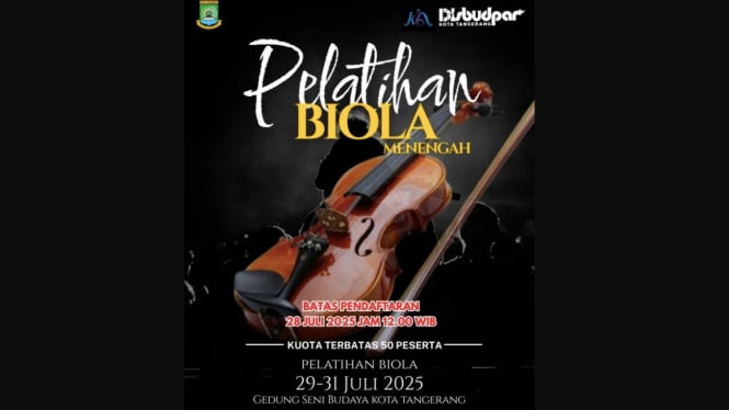 Pelatihan biola Pemkot Tangerang (tangerangkota.go.id)