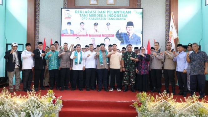 Deklarasi sekaligus pelantikan DPD Tani Merdeka Indonesia