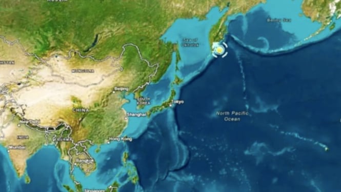 Gempa berkekuatan magnitudo 8,7 mengguncang Rusia