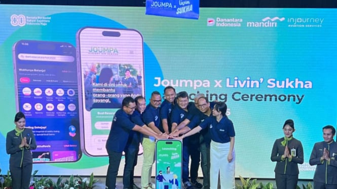 Peluncuran layanan Joumpa melalui fitur Livin’ Sukha