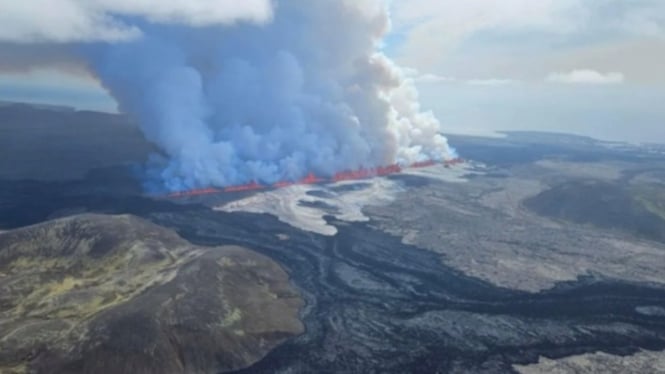 Ilustrasi gunung berapi di wilayah Kamchatka, Rusia. (ANTARA)