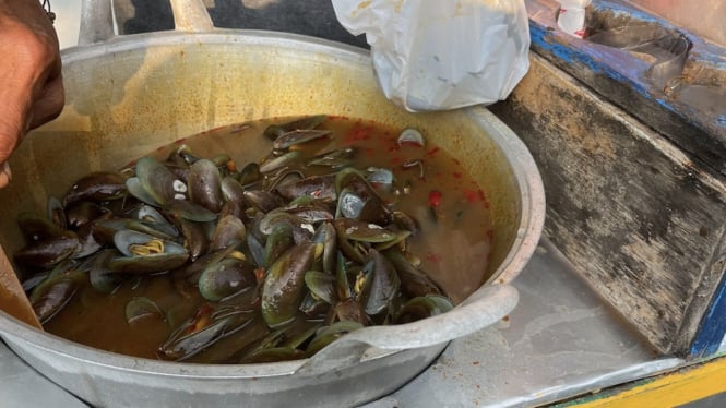 Ilustrasi jualan kerang ijo (Dok. Pribadi)