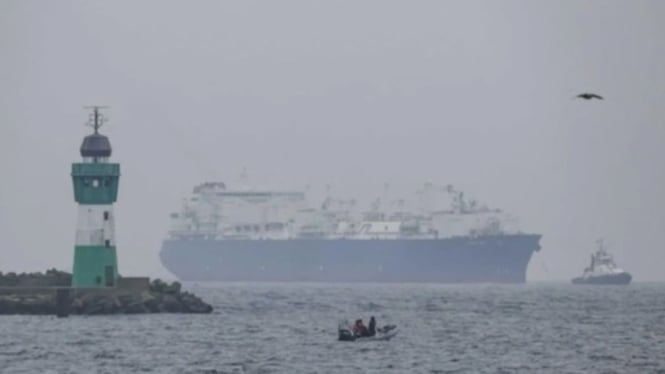 Kapal tanker pengangkut minyak. (ANTARA)