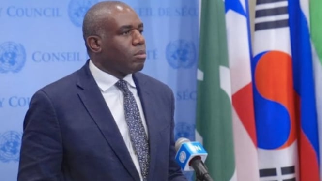 Menteri Luar Negeri Inggris David Lammy. ANTARA
