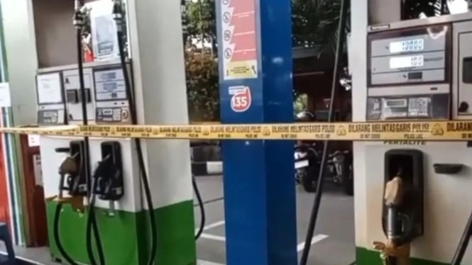 SPBU di Jakarta Barat Salah Isi Tangki.